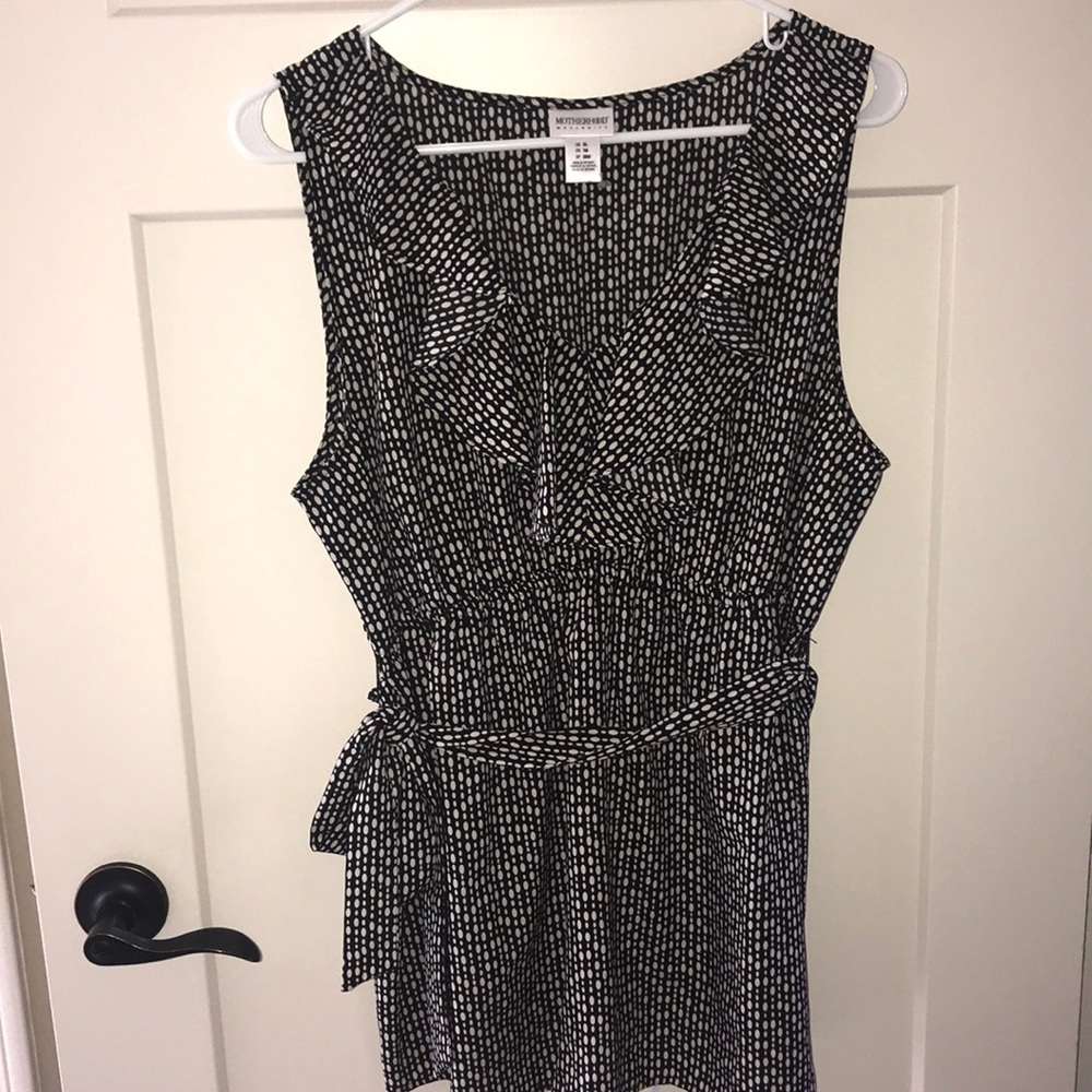 Motherhood Maternity Ruffle Blouse